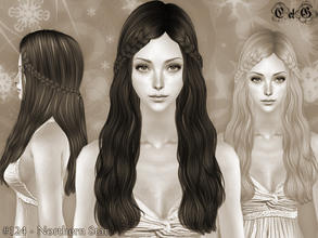 Sims 2 — Northern Star - Mesh by Cazy — Hairstyle for female, young adult~elder