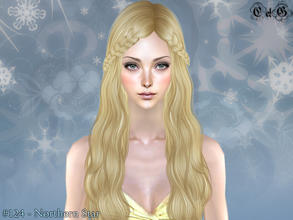 Sims 2 — Northern Star - Blonde by Cazy — Hairstyle for female, young adult~elder