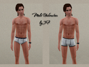 Sims 3 — Male Underwear set by jet_femme2 — All stripes are not recolorable, but you can change other area
