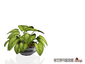 Sims 3 — Harmony Lounge Philodendron by NynaeveDesign — Part of * Harmony Lounge * set.