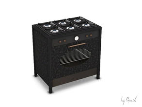 Sims 3 — New Vintage kitchen stove by Gosik — Made by Gosik at The Sims Resource. TSRAA