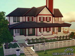 Sims 3 — Gred Cottage03  by ayyuff — A family cottage for 6 or more persons. 1st.floor: kitchen,living/dining room,bath