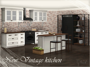 Sims 3 — New Vintage kitchen - part 2 by Gosik — This is the second part of the New Vintage kitchen - a luxary, wooden