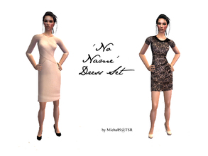 Sims 2 — No Name Dress Set by micha89 — Two dresses-each works as everyday and formal.