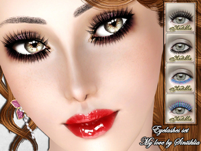 Sims 3 — Sintiklia - Eyelashes My love by SintikliaSims — Set of eyelashes: top and bottom Top eyelashes are in category