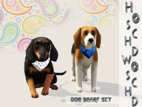 Sims 3 — dog_small_scarf by hoschdwoschd2 — a cute scarf for male and female small dogs