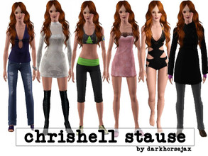 Sims 3 — Chrishell Stause by darkhorsejax2 — Chrishell Stause is an American actress, best known for her role as Amanda