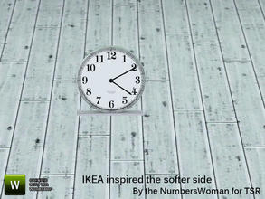 Sims 3 — Ikea Inspired The Softer Side Living Shelf Clock by TheNumbersWoman — Inspired by Ikea, Priced reasonbly by