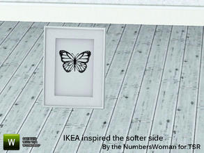 Sims 3 — Ikea Inspired The Softer Side Living Butterfly Picture by TheNumbersWoman — Inspired by Ikea, Priced reasonbly