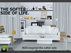 Sims 3 — Ikea Inspired Softer Side Living by TheNumbersWoman — Inspired by Ikea this is the Softer Side of Living!As in