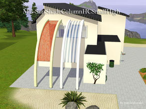 Sims 3 — MB-SunShadeColumnHCSmallHigh by matomibotaki — MB-SunShadeColumnHCSmallHigh, new two-story mesh , with 2