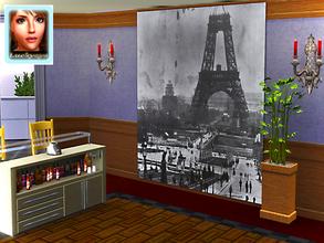 Sims 3 — Eiffel Tower - By Luckyoyo by luckyoyo — An old picture of the fabulous Eiffel Tower. 