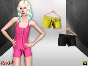 Sims 3 — Sweet Dream Set_Bottom by RedCat — 1 Recolorable Channel. 3 Variations Included. Game Mesh. 