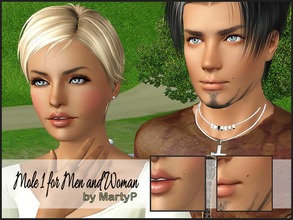 Sims 3 — Mole for Men and Woman by MartyP — ~launcher thumbnails. ~Available For male and Woman, from toddler to elder