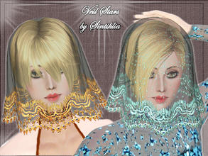 Sims 3 — Sintiklia - Veil Stars by SintikliaSims — Veil is for T/YA/A/E female sims 3 types Veil is in Gloves category.