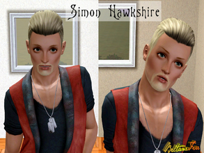 Sims 3 — Simon Hawkshire by BeltaneFire — Young adult. -- Athletic, chaotic, sense of humour, vegetarian, brave. -- Wants