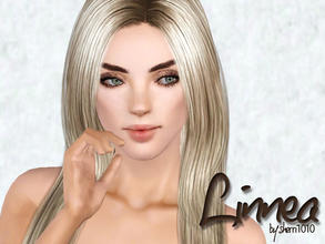 Sims 3 — Linnea by sherri10102 — Inspired by Cara Delevingne's magnificent eyebrows, Linnea was born (or in this case,