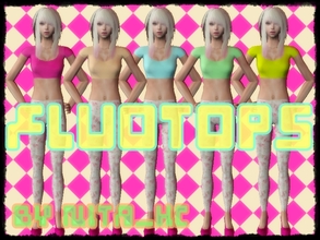 Sims 2 — Fluo Tops by Nita_hc — -5 tops by Nita_hc.