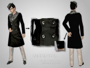 Sims 2 — Black Overcoat by snow855202 — More pictures here. http://goo.gl/43s3AZ
