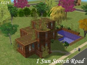 Sims 2 — 1 Sun Scorch Road by luckylibran242 — Situated out in the rainforest this hidden property has been beautifully