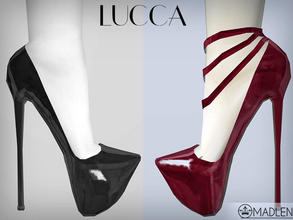 Sims 3 — Madlen Lucca Shoes(With straps) by MJ95 — Shoes with straps from Lucca set *WARNING: When using poses part of