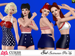 Sims 3 — SET Retro Swimwear by Colores_Urbanos — SET Swimsuits for our pin up girls, hope you like!