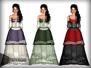 Sims 3 — Travellers Dress by DarkNighTt — A new Costume for your ''Travellers'' Sims. Custom mesh by me. (All LODs are