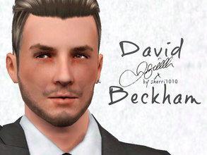 Sims 3 — David Beckham by sherri10102 — David Beckham is a former English football player who played for Manchester