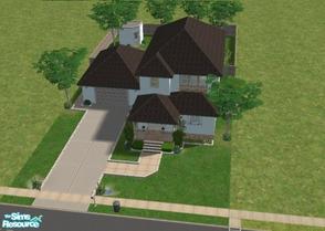 Sims 2 — The atouchofcountry Obina Home by GlitteringSparkles — This is a two-story home with 2 bed, 2 bath with study,