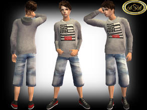 Sims 2 — ASA_Jacket with bridges for men by Gribko_Sveta — Daily jacket with bridges for men TS2