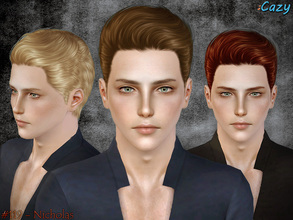 Sims 3 — Nicholas Hairstyle - Set by Cazy — Hairstyle for males, child through elder All LODs included