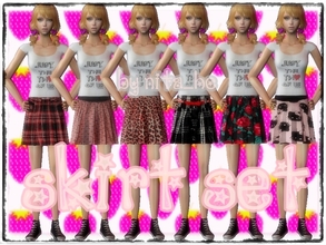 Sims 2 — -Skirt set by Nita_hc — -6 skirts by Nita_hc -1 mesh by Sanneke94 