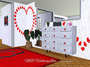 Sims 3 — MB-HallwayLove.. by matomibotaki — MB-HallwayLove, little - hallway set - with 5 new meshes, all are recolorable