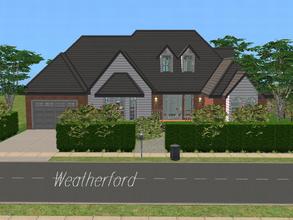 Sims 2 — Weatherford by millyana — Welcome home to this cozy 2 bedroom, 1.5 bath cottage with pool and lush landscaping.
