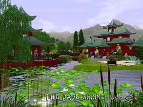 Sims 3 — The_Jade_Shrine by matomibotaki — A place to find freedom in mind and happiness, to practise meditation and