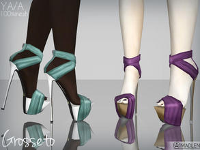 Sims 3 — Madlen Grosseto Shoes by MJ95 — New high heel shoes for your sim! Grosseto shoes can be worn as everyday,