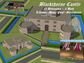 Sims 2 — Blackthorne Castle ~ Modern Castle by MrsMaloney2 — Blackthorne Castle is a modernized castle that is the utmost