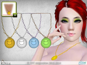 Sims 3 — Magic Amulet gold 001 by CATcorp by CATcorp — Do not reupload to another sites! Full recolorable 2 color chanels