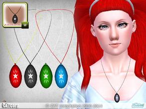 Sims 3 — Magic Amulet black 002 by CATcorp by CATcorp — Do not reupload to another sites! Full recolorable 2 color