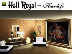 Sims 3 — Hall Royal by kardofe — Small set consisting of six new meshes ideal for decorating those little areas where we