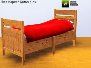 Sims 3 — Ikea Inspired Ikea Kritter Kids Room Bed by TheNumbersWoman — Inspired by Ikea, Priced reasonably by design. By