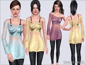 Sims 3 — 383 - Tunic with leather pants by sims2fanbg — .:383 - Tunic with leather pants:. Tunic with leather pants in 3