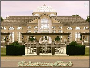 Sims 3 — Valentinus Park  by ziapina — The lovely Valentinus Park is the perfect wedding venue in your city. It combines