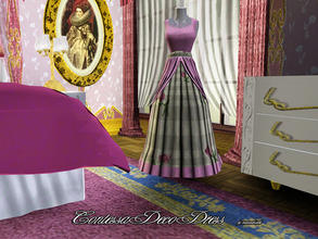 Sims 3 — MB-ContessaDecoDress by matomibotaki — MB-ContessaDecoDress, docorative mannequin with gown and 4 recolorable