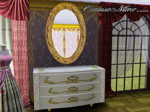Sims 3 — MB-ContessaMirror by matomibotaki — MB-ContessaMirror, new mirror mesh with ornamentle design, recolorable, by