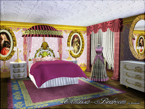 Sims 3 — MB-ContessaBedroom by matomibotaki — MB-ContessaBedroom, would you not like to be a princess for a day ar two?