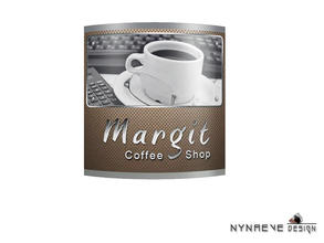 Sims 3 — Margit Coffee Shop - Menu - Center by NynaeveDesign — Located in Decor - Miscellaneous Decor Price: 100