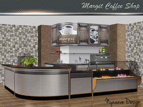 Sims 3 — Margit Coffee Shop by NynaeveDesign — This set is dedicated to coffee enthusiast and partner in crime, my dear