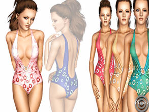 Sims 3 — Lovely Waters Swimsuit by pizazz — A lovely swimsuit for your sims to sport around the beach. Look amazing while