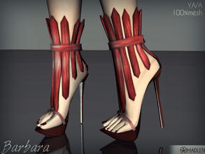 Sims 3 — Madlen Barbara Shoes by MJ95 — Unique and wonderfully designed shoes for your sim! Highly detailed texture and